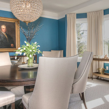 Bold, Dramatic and Blue! -Rye, New York