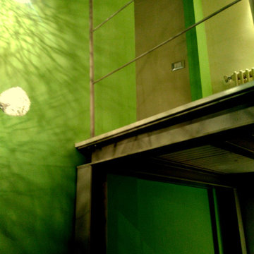 Open - space con parete verde