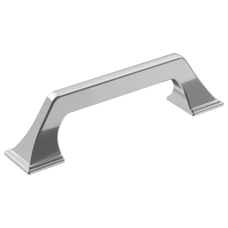 Amerock Exceed Cabinet Pull, Polished Chrome, 3-3/4" Center-to-Center