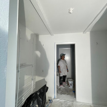 Condo Facelift, paint, smooth ceiling, can lights