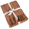 Basket Weave Design Throw Blanket, 50"x60"