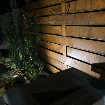 Corten Steel Fence