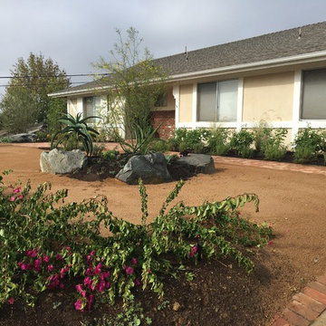 Classic brick patio