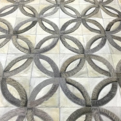 San Telmo cowhide patchwork rug - Area Rugs