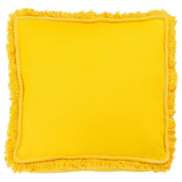 Safavieh Grema Floor Pillow Yellow 22" X 22"