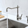 ANZZI Locke 1-Handle Standard Kitchen Faucet with Side Sprayer