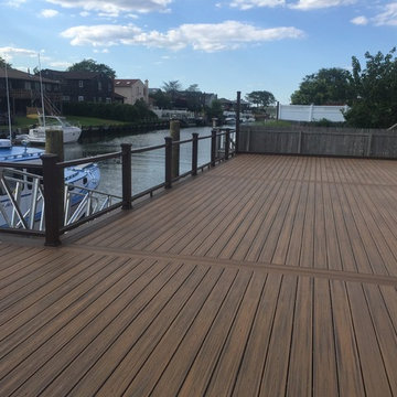 Trex Transcends Havana Gold with Vintage Lantern Railing