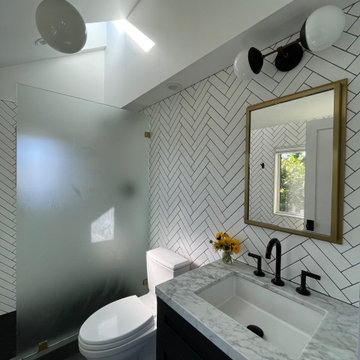 Berkeley Craftsman Kitchen, Library, and Bathrooms - a three- phased project