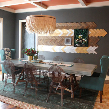 African Inspired Dining Room