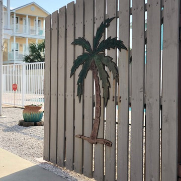 Hurricane Michael survivor wood and aluminum fence!