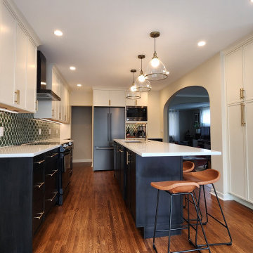 Narrow Shaker with Hints of Mid-Century Flair