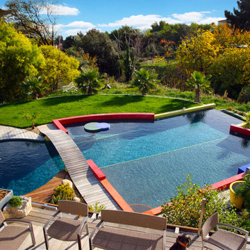 Piscines de forme libre