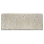 Stone Center Online - Crema Marfil Marble 5x12 Baseboard Trim Molding Polished, 1 piece - Crema Marfil Marble baseboard molding 5" width x 12" length x 3/4" thickness; Polished finish