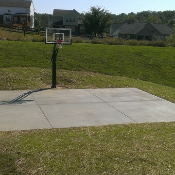 William G's Pro Dunk Gold Basketball System on a 35x25 in Burlington, KY