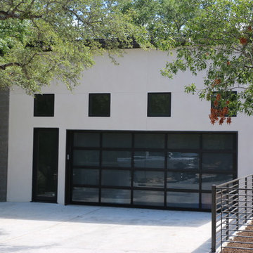 Full-view overhead garage doors