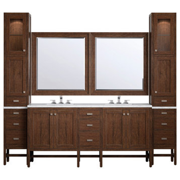 Addison Vanity Set, 102", Two Hutches, Two 36" Mirrors