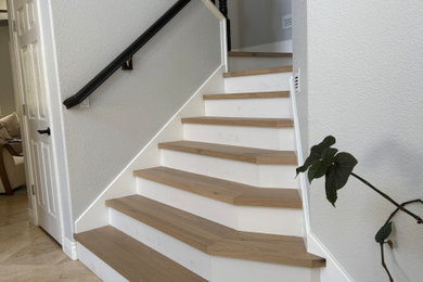 Example of a minimalist staircase design in Sacramento