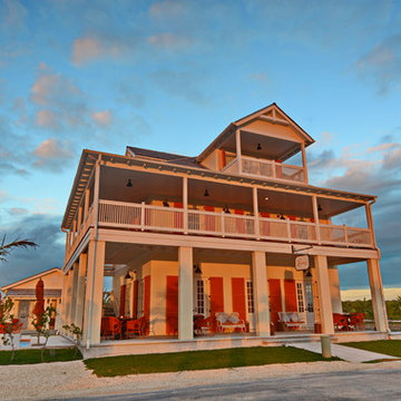 Sandpiper in at Schooner Bay, Bahamas