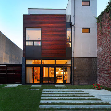 Olive Residence - View of rear yard.