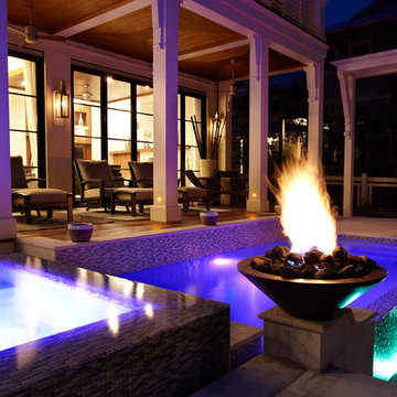 Contemporary Watercolor Home
