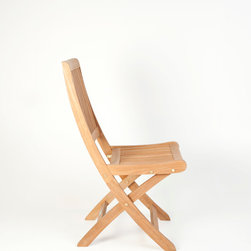 Wintons Teak Rennes Folding Chair - Outdoor Dining Chairs