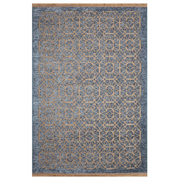 Mercer Tracery Indoor Rug Blue 7'10"x9'10"