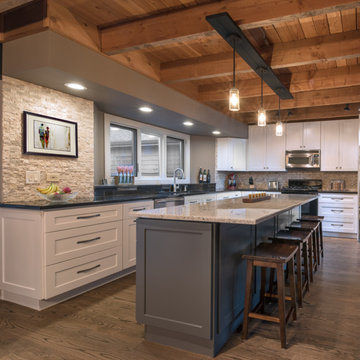 Hawthorn Woods Rustic Kitchen Renovation