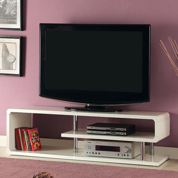 Ninove Ii Contemporary Style Tv Console , White