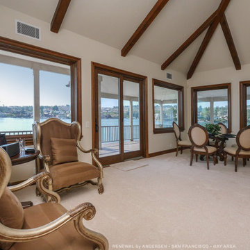 New Wood Windows and Doors in Amazing Room - Renewal by Andersen Bay Area San Fr