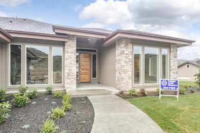 Arts and crafts exterior home photo in Boise