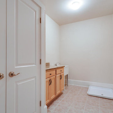 Second Floor Laundry Room w/Additional Counter & Closet Storage Space