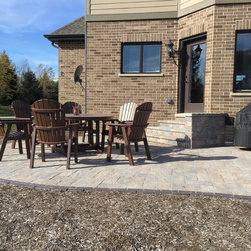 Back patio install with fire pit - Products