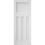JELD-WEN - Deco 3-Panel White Primed Interior Door, 76.2x198.1 cm - Bring depth and dimensions to your home with the Deco 3-Panel White Primed Interior Door, characterised by a country-stye panel design. Measuring 76.2 by 198.1 centimetres, this door features a white primed finish for a sleek look. Jeld-Wen is driven by sustainability, innovation and efficiency, offering an extensive range of windows, doors and stairs to enhance your home.