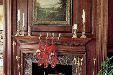 Christmas Fireplace Mantel
