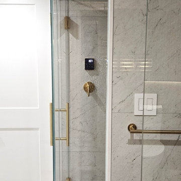 Modern Basement Spa Bathroom