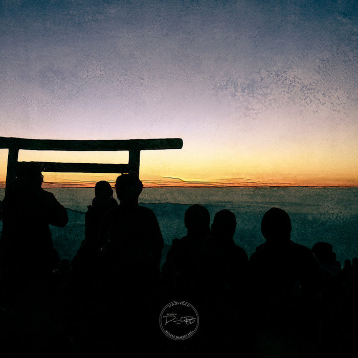 The top of Mt.Fuji at Sunrise