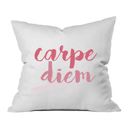 OH, SUSANNAH Carpe Diem Throw Pillow Cover (PINK) - Products
