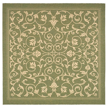 Safavieh Courtyard cy2098-1e06 Olive, Natural Area Rug