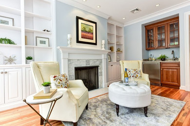 Living room - traditional living room idea in DC Metro