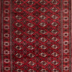 Persian Turkeman rug 4'5 X 5'11 - Area Rugs