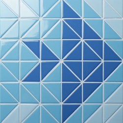 Artistic Pool Tile: Santorini Fish TR-SA-FI - Mosaic Tile
