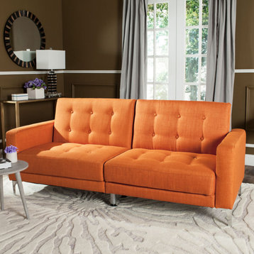 Haley Foldable Sofa Bed Orange