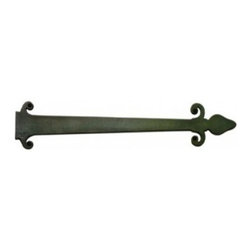 Rocky Mountain Hardware Ornamental Hinge Strap 12&Prime; - Brackets