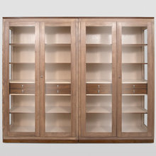 bookcases by fireplace