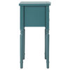 Safavieh Marilyn End Table With Storage Drawers, Teal