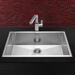 Blanco BLANCOPRECISION MicroEdge Super Single Bowl 516201 - Kitchen Sinks