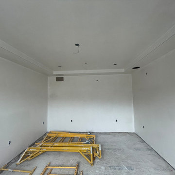 newly build and plastered home