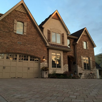 Revitalized Olde Greenwich Cobble Driveway