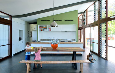 Los colores de 2017: Verdes y blancos en el comedor