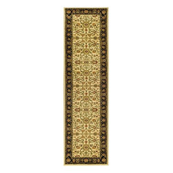 Safavieh - Lyndhurst Ivory/Black 2 ft. 3 in. x 6 ft. Runner - Rugs